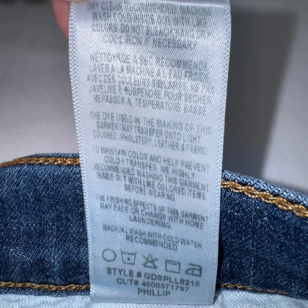 Joes Jeans Brixton Straight Narrow Blue Denim Jeans Mens 40x34 Medium Wash